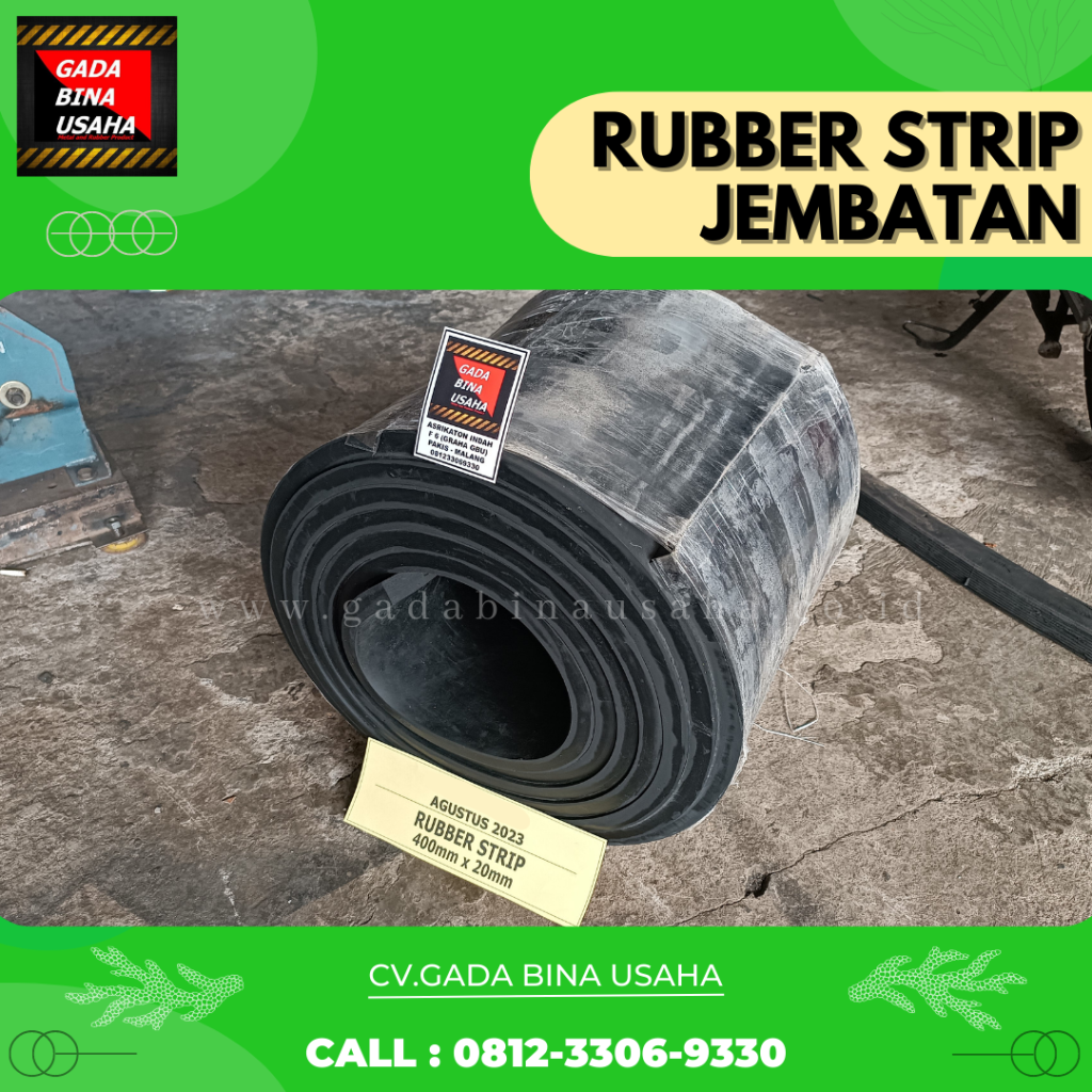 Supplier Rubber Strip Bantalan Jembatan Malang