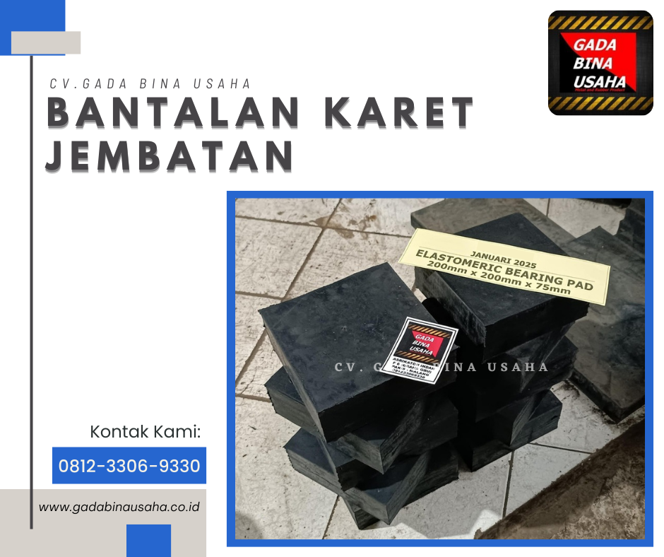 Distributor Karet Elastomer Jembatan Andal dari GDBU