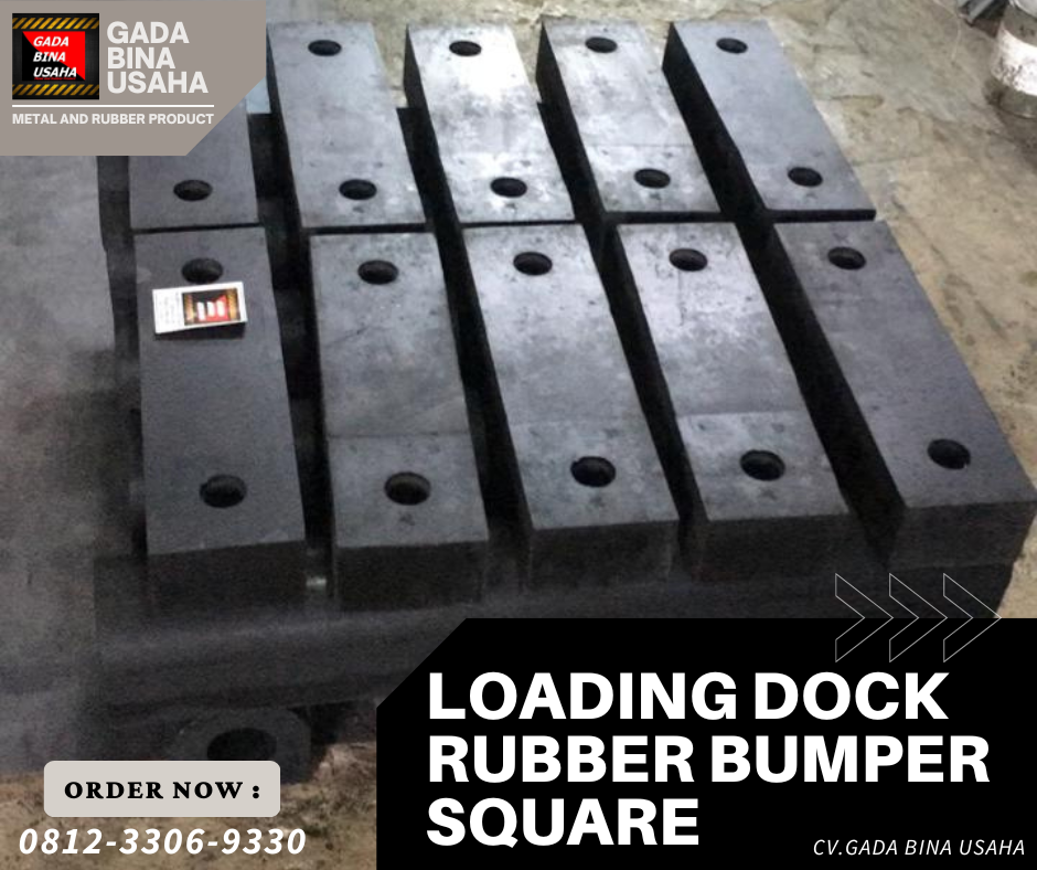 Karet Bumper Square Berkualitas dari CV. Gada Bina Usaha untuk Perlindungan Struktur Gudang