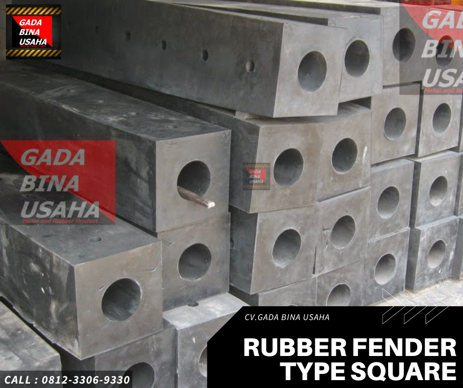 Pemasok Rubber Fender Tipe Square di Malili