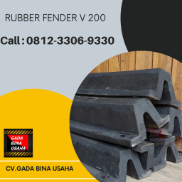 Pemasok Rubber Fender V 200 x 2500L Fakfak